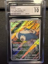 2023 Pokemon Snorlax 051 SVP Black Star Promo 151 ETB CGC 10 Gem Mint picture
