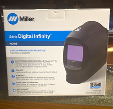 Miller Digital Infinity Auto-Darkening Welding Helmet Black 4-Sensor 296786 picture