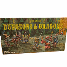 Vintage Grenadier AD&D 2003 Dwarves Miniatures Box Set TSR Painted D&D picture