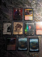 MTG Japanese Final Fantasy Lot with Sephiroth Foil, Djinn and two Choco Tracks picture