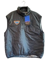 Patagonia Micro Puff Insulated Vest Mens XL Black Snap Front Tonopalo NWT picture