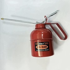 Professional Steel Construction Hand Pump Oiling Can 16.9oz. Capacity Oiler Can picture