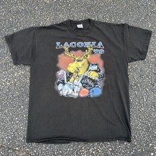 Vintage 3d Emblem Laconia 1999 Tribal Tattoo Moose Sz XL Harley Davidson picture