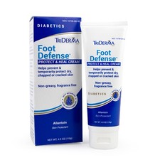 TriDerma Diabetics Foot Cream, Dry, Cracked Feet & Heels, BUY 1, GET 2 FREE SALE picture
