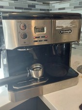 DeLonghi BCO430 Espresso Maker and 10-Cup Coffee Maker Combo Tested Works READ picture