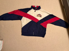 Vintage Denver Nuggets Apex One Full Zip Jacket NBA Windbreaker Size L 90s picture