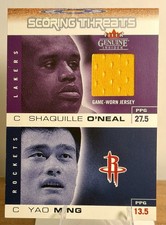2003-04 Fleer Genuine Insider | Scoring Threats Jersey MEM Shaq Yao #ST-SO picture