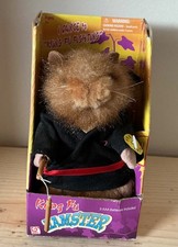 Vintage 2001 Kung Fu Fighting Hamster Dances Nunchucks Black READ DESCRIPTION picture