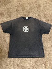 Vintage 90s West Coast Choppers Faded Biker T Shirt Size XL picture
