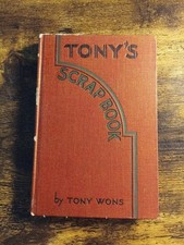 Vintage 1934 Tony's Scrap Book Tony Wons Hardcover First Printing Radio Show picture