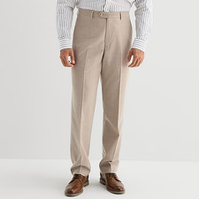 Stafford Coolmax All Season Ecomade Mens Classic Fit Flat Front Suit Pant- 34x32 picture
