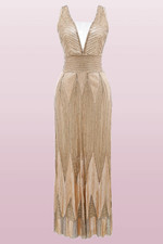 BABEYOND SCOOP NECK SHEER SIDE SLIT SEQUIN DRESS SIZE S NWT SEE DETAILS picture