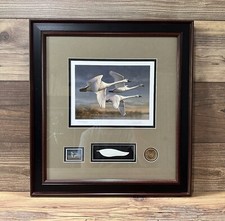 WTDstamps - RW90 2023 - Federal Duck Stamp Print **JOE HAUTMAN** NICELY FRAMED picture