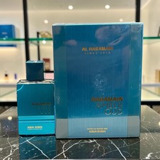 Luxury Arabic Haramain Unisex Amber Oud Aqua Dubai Extrait de Parfum Spray 60ml picture