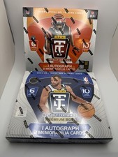 2024-2025 Panini Totally Certified NFL & NBA Premium 2 Box Lot (I Auto & 2 Mem) picture
