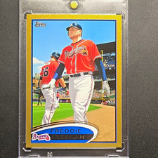 Topps 2012 Freddie Freeman #215 Gold /2012 Serial #0438/2012 Braves picture