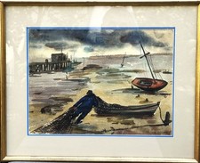 Henry Martin Gasser (American), VTG Mid-20C Orig. Watercolor 