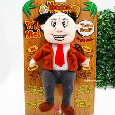 Vintage 2004 Tekky Toys Voodoo Boss Talking Plush Gag Gift Works Office Novelty picture