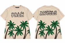 Palm Angels Palms & Skull / Palm-Print Cotton T-Shirt Lightly Worn XXL picture