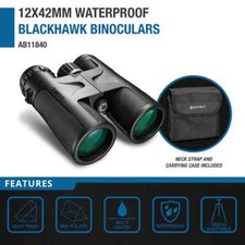 Barska AB11840 Zoom 12x 42mm Blackhawk Waterproof BAK4 Roof Prism Lens Binocular picture
