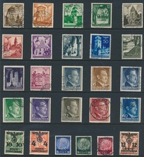 Lot-R Stamp Germany Poland WWII Hitler Osten Hindenburg Warsaw U picture