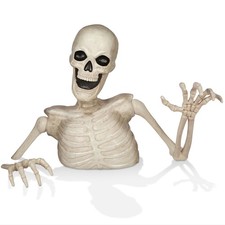 4 Ft. Halloween Groundbreaker Skeleton, Giant Scary Outdoor Yard Decoration picture