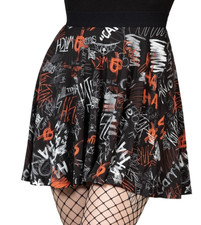 Killstar X Carrie Mini Skater Horror Skirt XXL NEW WITH TAGS picture