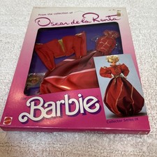 Vintage MIB 1985 Mattel Barbie Designer Oscar De La Renta Dress & Accessory 2763 picture