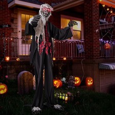 8.2 FT Halloween Animatronic Werewolf, Scary Animated Prop with Howling Sounds picture