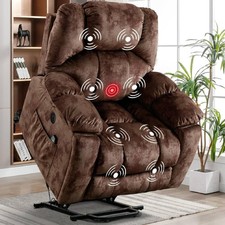Canmov Large Power Lift Recliner Chair with Massage & Heat, USB Port for Elderly picture