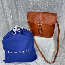 Older Batch Dooney & Bourke Florentine Large Dottie Crossbody - Chestnut picture