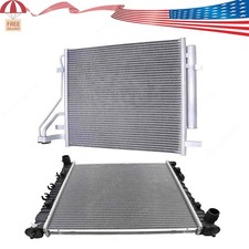 Radiator + A/C Condenser + Receiver Drier For Kia K5 EX GT-Line LX LXS L4 1.6L picture
