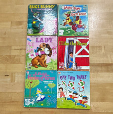 VINTAGE Whitman Tell-a-Tale Books Lot of 6 Hardcover Illustrated 1960-1970 picture