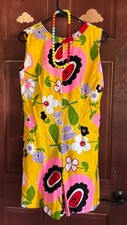 Vintage 60s Alice Polynesian Fashions Hawaiian Romper Size M picture