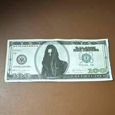 Suicideboys Grey Day Tour Tulsa OK 9.14.2023. $100 Bill Paper Print. BONES picture