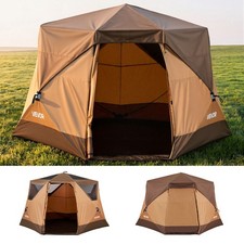 VEVOR Camping Tent 6 Person Instant Cabin Tent Large Family Pop Up Tent Rainfly picture