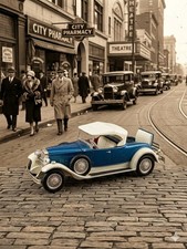 1930 Pierce-Arrow Model B Diecast 1/32 Blue Signature Models picture