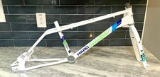 1985 Haro White Master Freestyle 20” Frame Vintage Old School BMX Fresh Powder picture