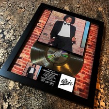 Michael Jackson ( Off The Wall ) Platinum Music Award Vinyl LP Record CD picture