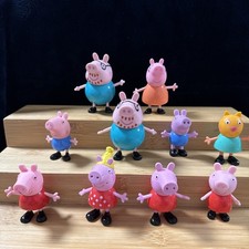 Peppa Pig Mixed Lot of 10 Poseable Figures picture