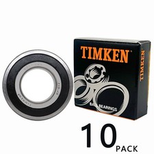 10PACK TIMKEN 6207-2RS 35X72X17MM Double Rubber Seal Deep Groove Ball Bearings picture