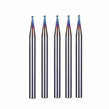 5pcs 1.0mm HRC65 Tungsten steel Ball nose 2 Flutes Carbide End Mills picture