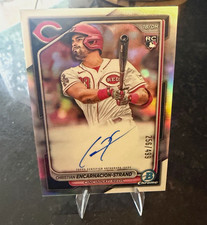 christian encarnacion-strand 2024 Bowman Chrome Rookie Auto Refractor /499 picture