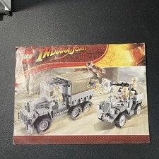 Genuine LEGO Indiana Jones 7622 Race for Stolen Treasure Instruction Manual picture