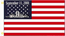 3X5 FT 9/11 Flag of Heroes Commemorative 3'x5' 100D Polyester 911 Flag picture