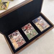 1993 Classic Football Draft Pics Gold Trading Set w /Bledsoe & Mirer Autographs picture