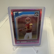 2024 Panini Donruss - Rated Rookie Pink Prizm #389 Jayden Daniels (RC) picture