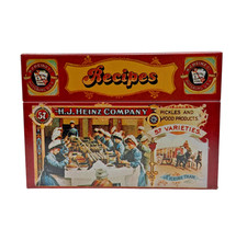 Vintage H.J. Heinz Company Metal Recipe Card Box w/ Index Cards J Chein picture