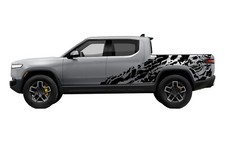 Nightmare skeleton decal stickers graphic design kit vinyl skull for Rivian R1T picture