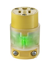 Leviton Grounding Lighted Cord End Replacement, 515CV-LIT picture